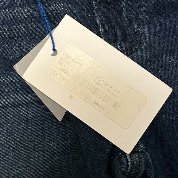 PAIGE Hoxton Ankle High Rise Skinny Jeans NWT Women's Sz 24 Tonal Layland Chic - Picture 5 of 8